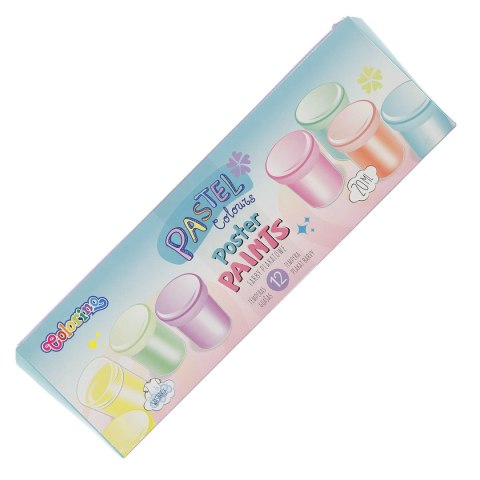 Farby plakatowe kolor: mix 20ml 12 kolor. Patio (87812)