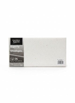 Koperta terrazzo DL biały Galeria Papieru (280919) 10 sztuk