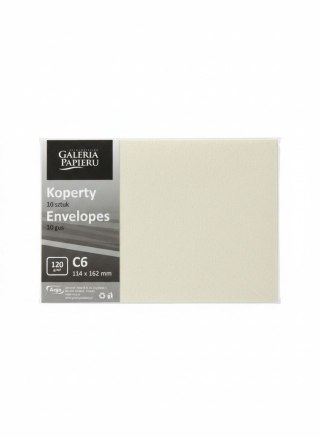 Koperta wood jasnokremowy C6 Galeria Papieru (282226) 10 sztuk