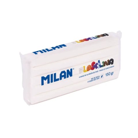 Plastelina 1 kol. biała 150g Milan (91441510B)
