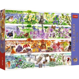Puzzle Premium Plus Tea Time: Cztery pory roku 1000 el. Trefl (12078)