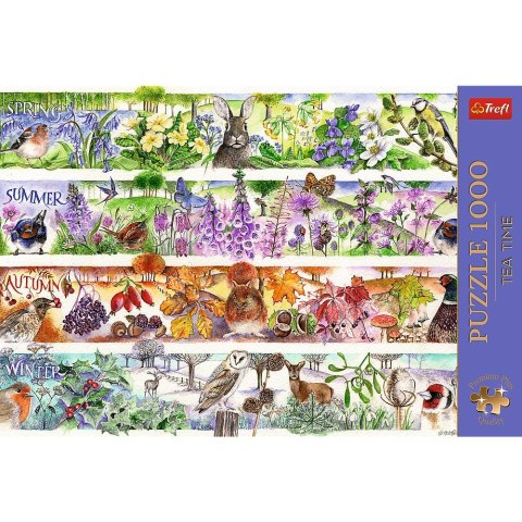 Puzzle Premium Plus Tea Time: Cztery pory roku 1000 el. Trefl (12078)