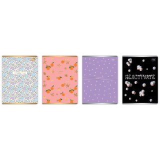 Zeszyt METALIC A5 60k. 70g linia Interdruk