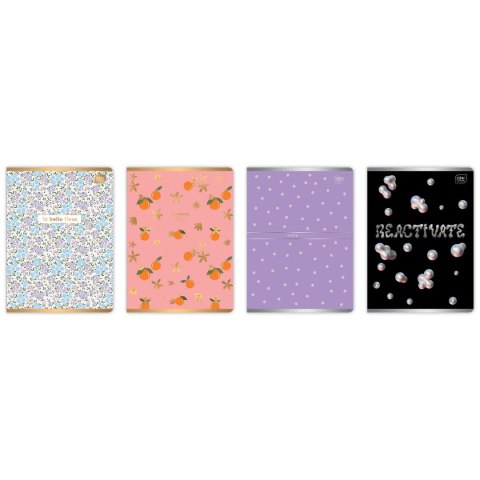 Zeszyt METALIC A5 60k. 70g linia Interdruk