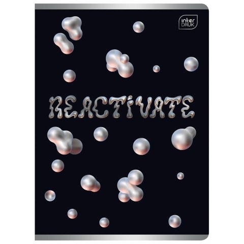 Zeszyt METALIC A5 60k. 70g linia Interdruk