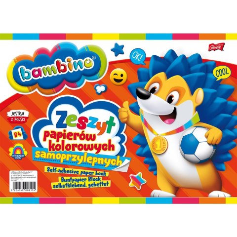 Zeszyt papierów kolorowych Bambino B4 80g 8k [mm:] 250x350 St.Majewski