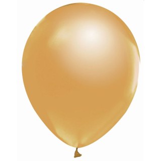 Balon gumowy Beauty&Charm metaliki złote 10szt. złoty metaliczny 300mm 12cal Godan (CB-1MZL)