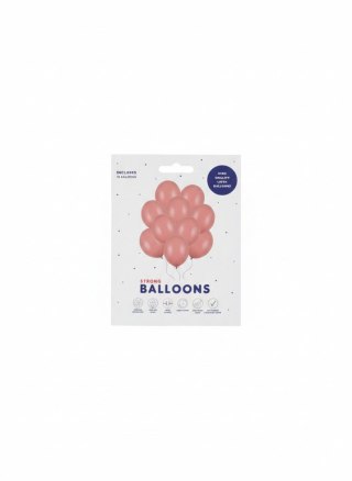 Balon gumowy Party Deco BALONY STRONG pastelowy 10 szt rosa 270mm Partydeco (SB12P-081AN-10)