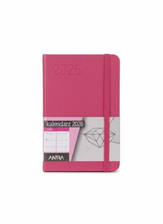 Kalendarz książkowy (terminarz) 2026 RUBI TDW Antra (RÓZOWY)