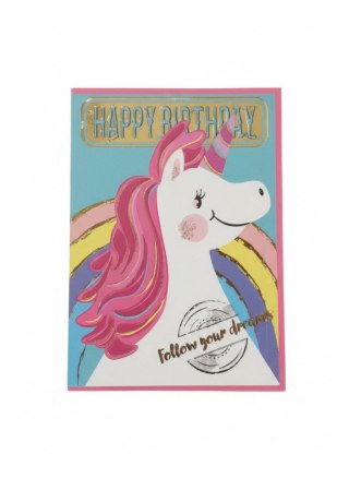 Kartka składana Karnet A5 Jednorożec new A5 Henry (590845198401)