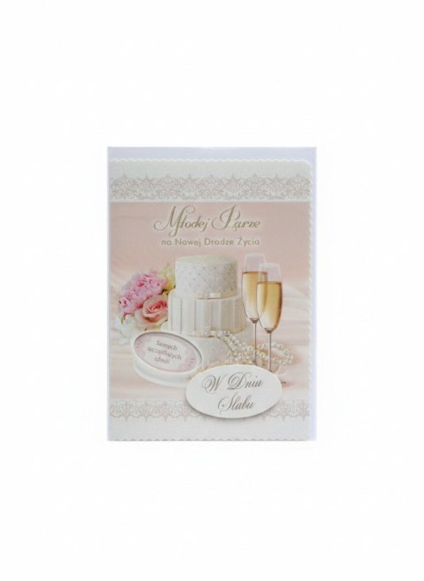 Kartka składana Ślub B6 Top Graphic