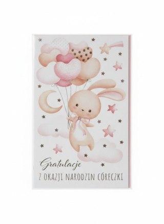 Kartka składana narodziny B6 Pol-Mak (LOBK_NAR)