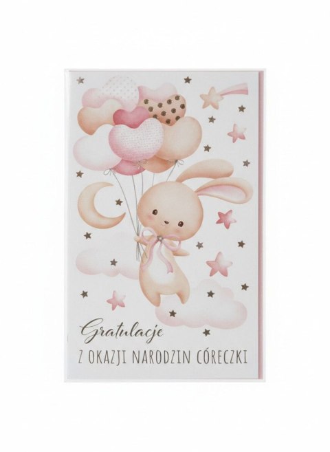 Kartka składana narodziny B6 Pol-Mak (LOBK_NAR)