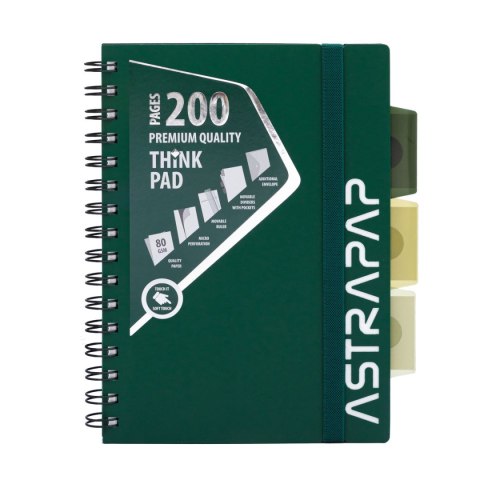 Kołozeszyt (kołonotatnik) PP A5 200k. 80g Astrapap (107023009)
