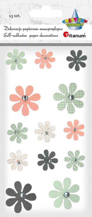 Naklejka (nalepka) Craft-Fun Series Kwiaty Titanum (22LJ0828-1)