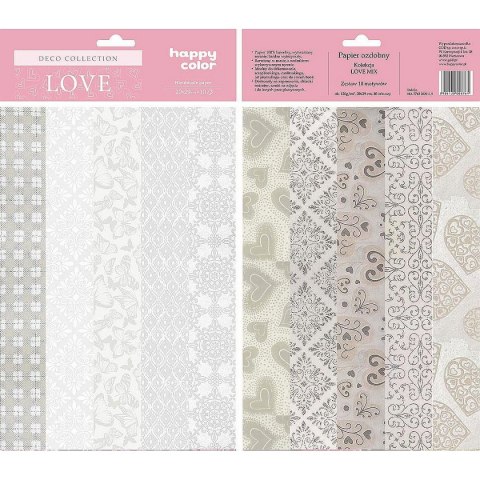 Papier ozdobny A4 mix Happy Color (HA 7712 2029-L9)