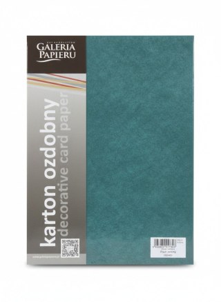 Papier ozdobny (wizytówkowy) flash A4 zielony 200g Galeria Papieru (205405)