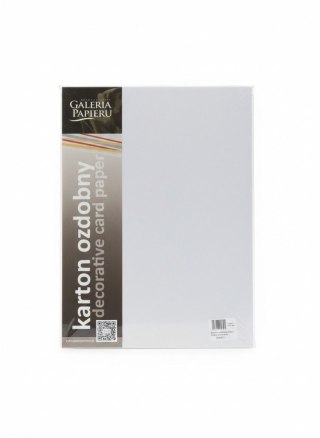 Papier ozdobny (wizytówkowy) pearl diamentowa A4 biały 210g Galeria Papieru (205451)