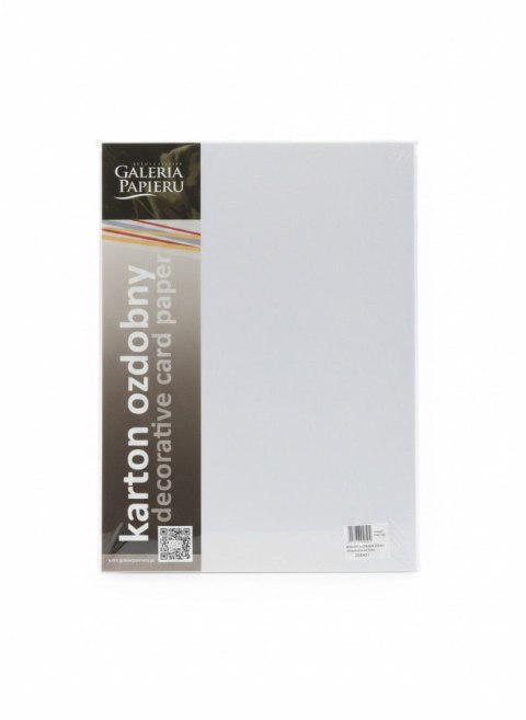 Papier ozdobny (wizytówkowy) pearl diamentowa A4 biały 210g Galeria Papieru (205451)