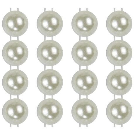 Perełki Craft-Fun Series samoprzylepne białe Titanum (X105)