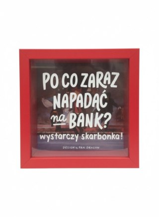 Skarbonka Napadać na bank drewno Pan Dragon (5907195300173)