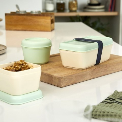 Śniadaniówka Pojemnik MILAN okrągły na lunch 0,25 l z zakręcaną pokrywką zielony Milan (085112GR)