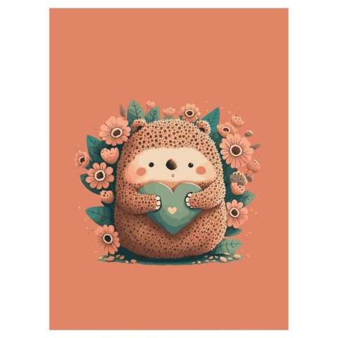 Zeszyt HEART A5 32k. krata Unipap