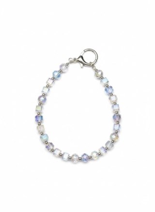 Brelok zawieszka do telefonu koraliki pojedyncza pętelka, mix kolorów