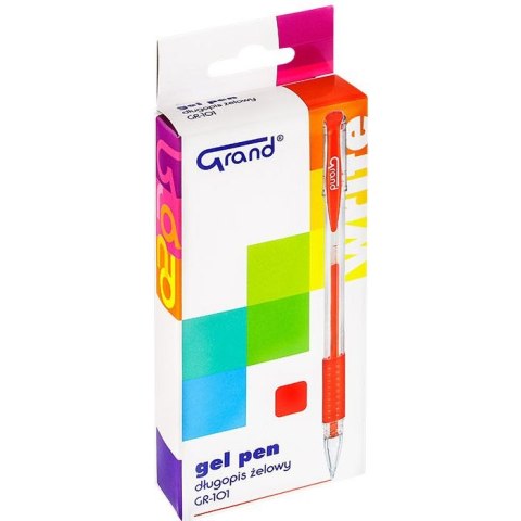 Długopis GR-101 wkład czerwony Grand (160-1026)