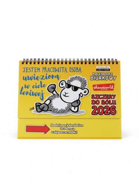Kalendarz biurkowy SHEEPWORLD SZCZERY Kukartka