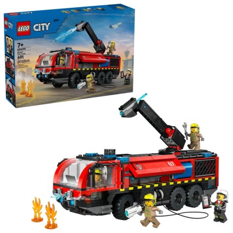 Klocki konstrukcyjne City Lotniskowy wóz strażacki Lego (60499)