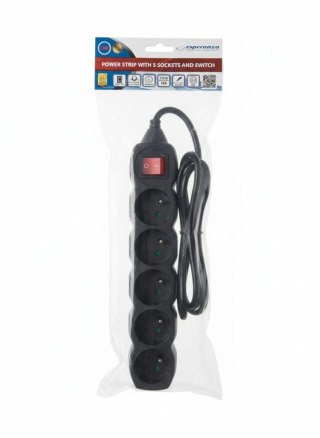 Listwa zasilająca 1,5m 5 gniazd Titanum (elk214k)