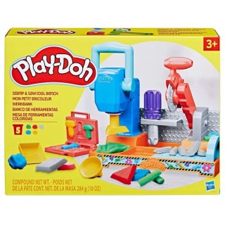 Masa plastyczna dla dzieci Ciastolina Kolorowy warsztat Zestaw z akcesoriami mix Playdoh (F9141)