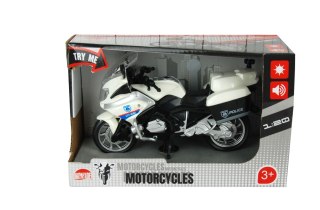 Motocykl policja ze światłem i dźwiękiem Dromader (130-1282836)
