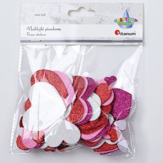 Naklejka (nalepka) Craft-Fun Series Piankowe serca Titanum Craft-Fun (25HY0904-13)