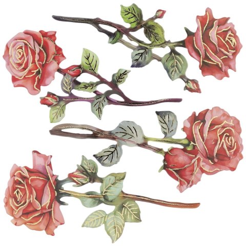 Ozdoba papierowa Craft-Fun Series Flower Letter róże Titanum (24XQ0501-12)