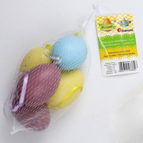Ozdoba świąteczna Craft-Fun Series Jajka plastikowe Titanum (BH25A6139 (1))