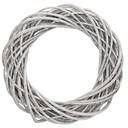 Ozdoba wielkanocna WIANEK WIKLINOWY OKRĄGŁY SZARY 25CM [mm:] 250 Home And Garden (8408)