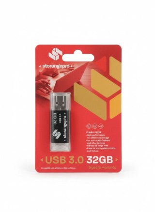 Pendrive Black 32GB Storange (STORANPEN32GBBK3.0)