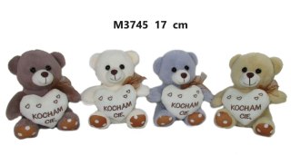 Pluszak miś z sercem 4 kolory [mm:] 170 Sun-Day (166661)