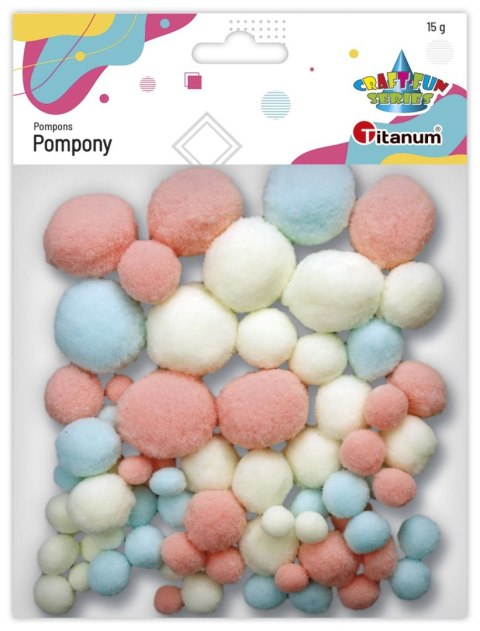 Pompony Craft-Fun Series Pastel kolor Titanum
