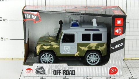 Samochód jeep wojskowy ze światłem i dźwiękiem Dromader (130-1289354)