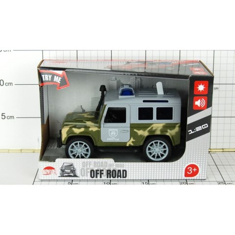 Samochód jeep wojskowy ze światłem i dźwiękiem Dromader (130-1289354)