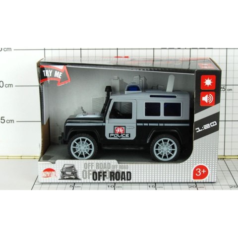 Samochód policyjny jeep ze światłem i dźwiękiem Dromader (130-1287221)