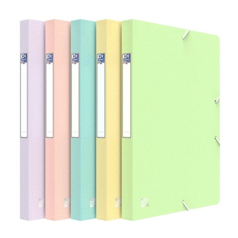 Teczka plastikowa na gumkę Urban pastel A4 mix 650 mic. [mm:] 240x320 Oxford (400205733)