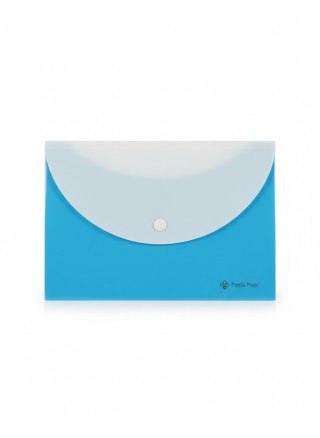 Teczka plastikowa na guzik A6 niebieski Panta Plast (0410-0088-03)