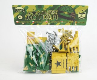 Zestaw wojskowy żołnierzyki, pojazdy Dromader (130-02583)
