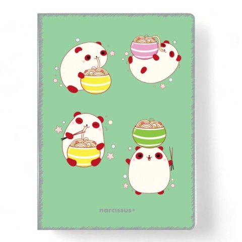 Zeszyt PP Kawaii A4 60k. 80g krata Narcissus