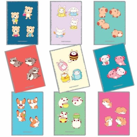 Zeszyt PP Kawaii A5 32k. 80g krata Narcissus