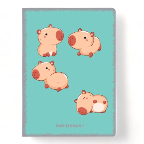 Zeszyt PP Kawaii A5 32k. 80g krata Narcissus